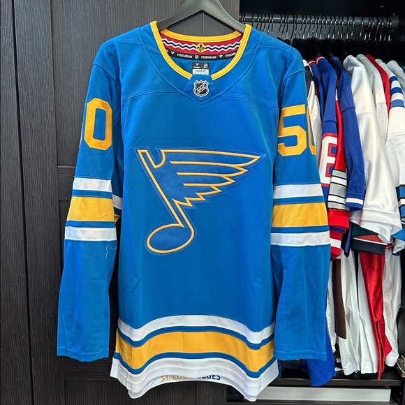 Fanatics Other - Jordan Binnington St. Louis Blues Fanatics Home Premium Player Jersey - Blue